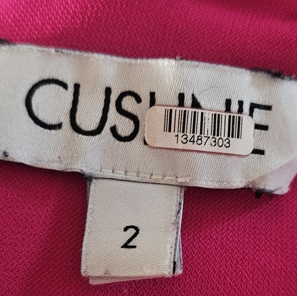 *HP* Cushnie One Shoulder Twist Dress In Pink Size 2 RTR *HP* - Picture 4 of 6